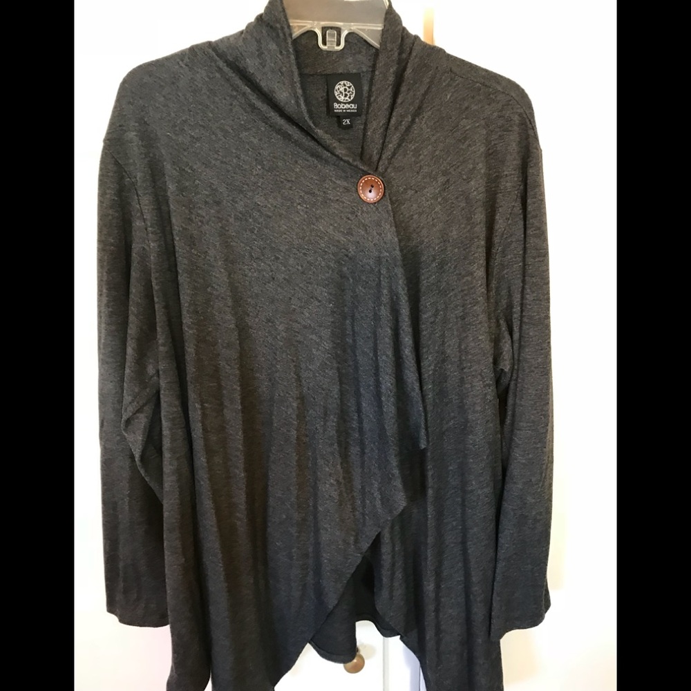 Sweater/Jacket Single Button Closure